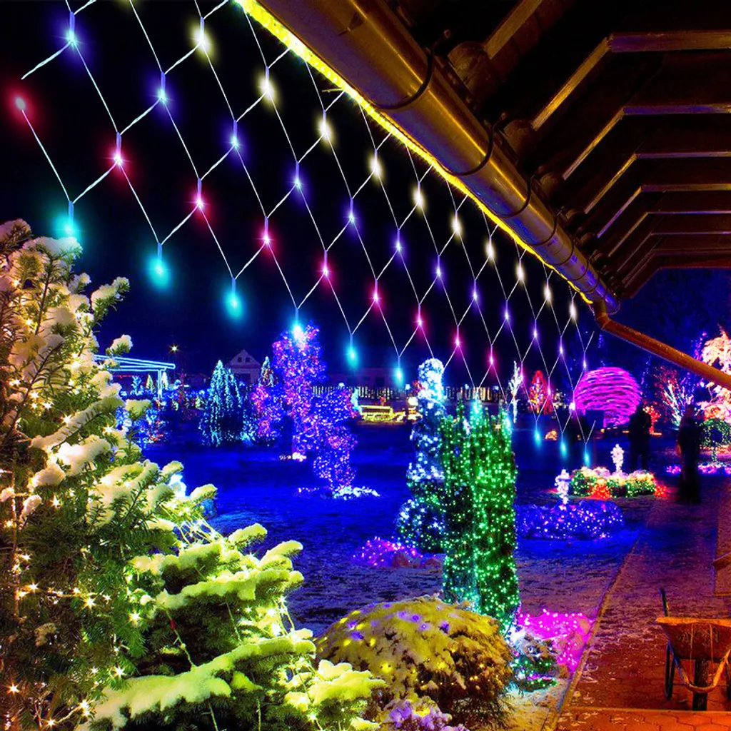 Rete Luci LED 2x2 TolleTour RGB 8 Giochi Luce - Decorazione Estiva