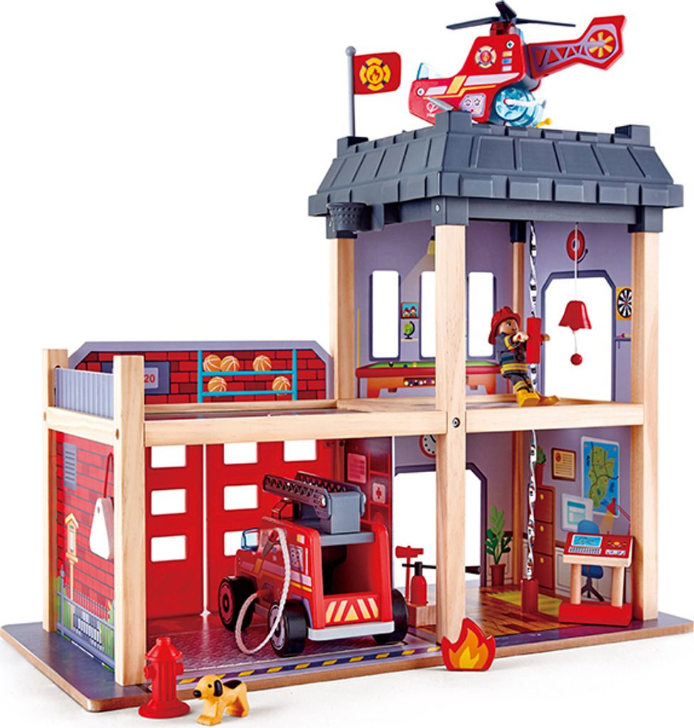 Hape Städtische Feuerwache Mehrfarbig  Kinder Mehrfarbig Produktbild 