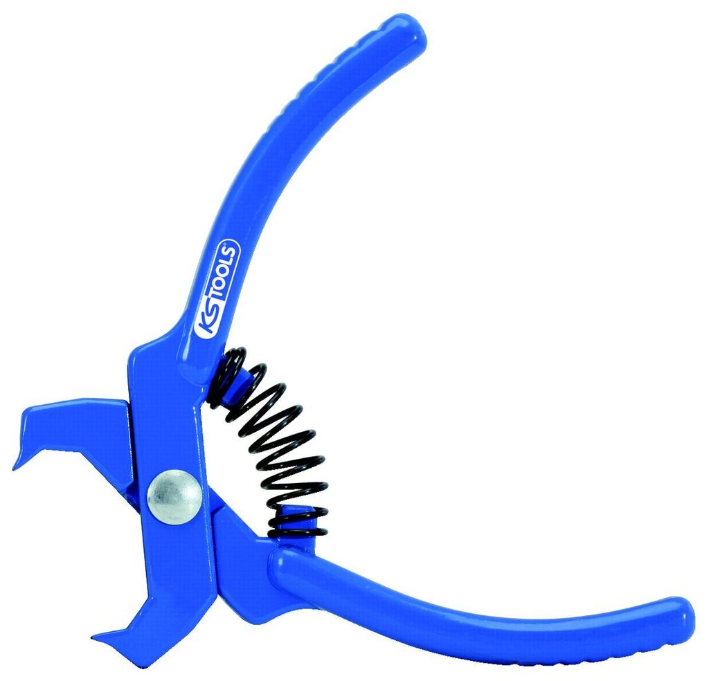 KS Tools Niet-Lösezange, blau, gerade, 100 mm