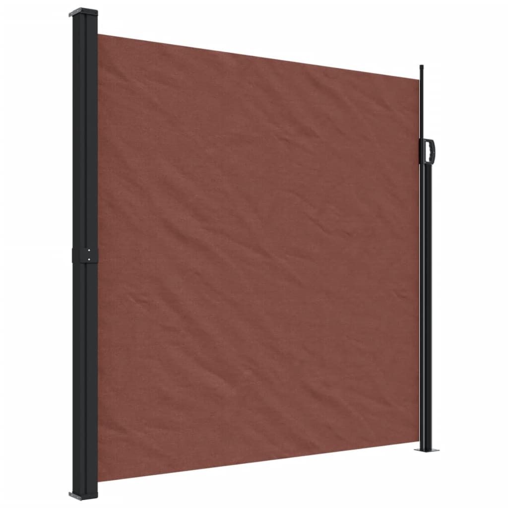 vidaXL Tenda laterale estensibile marrone 200x600 cm Immagine del prodotto 
