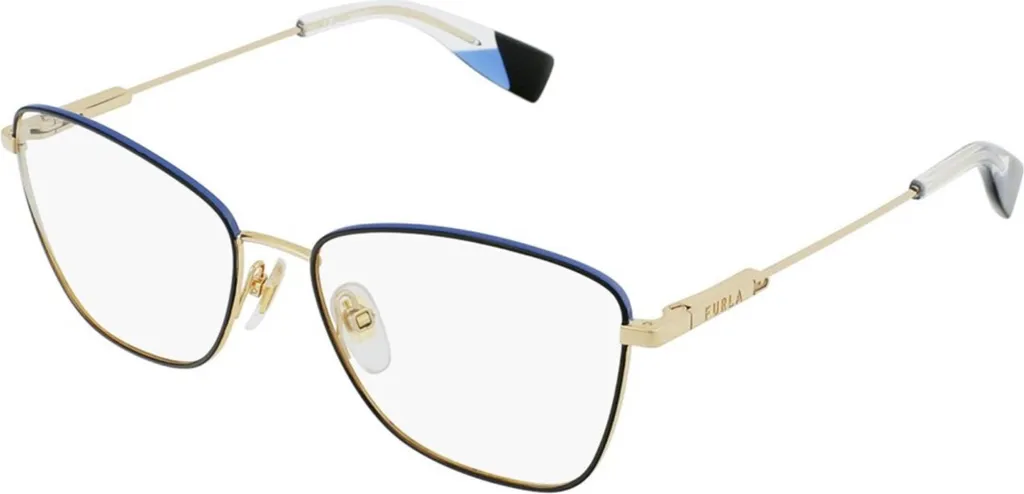 Lunettes de Vue Furla VFU447 Oro Rosé - Détails Colorés et Design Chic