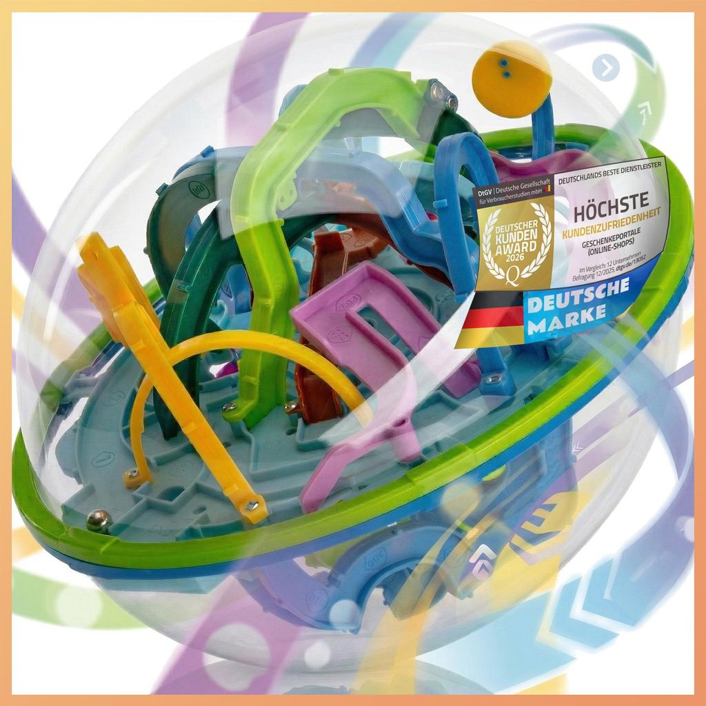 3D Kugellabyrinth - Kugelspiel Magic Maze Kugel-Labyrinth Puzzle Ball Geschicklichkeitsspiel - Variante: Pro