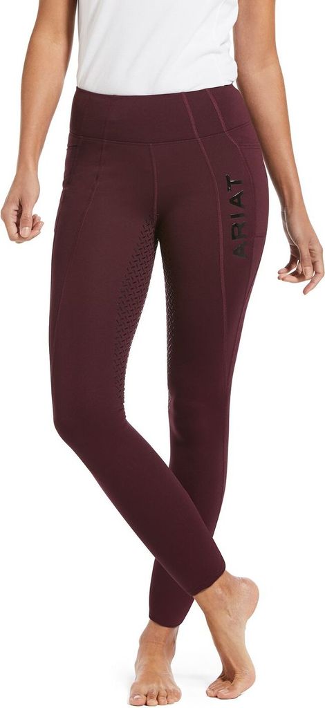 ARIAT Damen Thermo Reitleggings Attain winetasting, Hosengröße Ariat (Damen):X-Small
