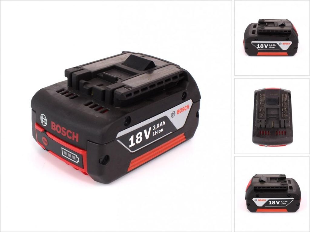 Bosch GBA 18 V 3 Ah / 3000 mAh Batteria Li-Ion a Immagine del prodotto 