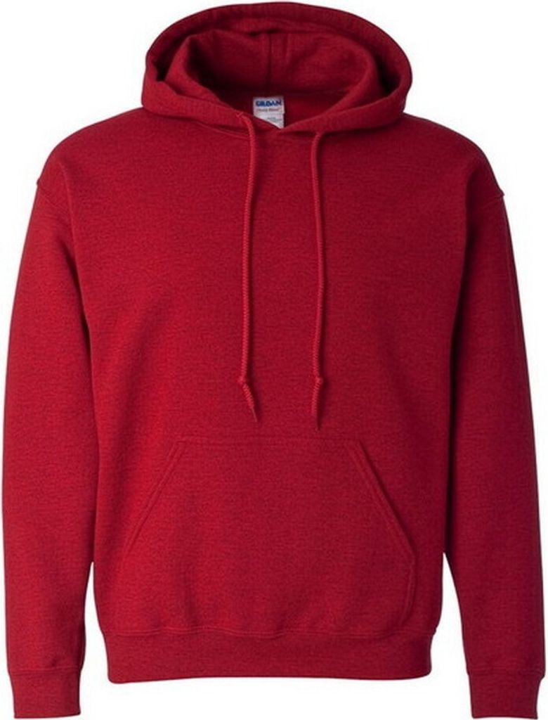 Gildan Heavy Blend Uni Kapuzenpullover / Hoodie / Kapuzensweater BC468 (S) (Helles Kirschrot)
