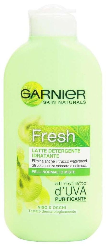 6 x GARNIER skin NATURALS fresh Milch Gesicht Waschmittel Feuchtigkeitscreme 200 ml
