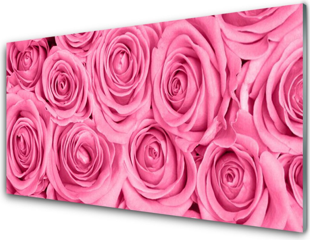 Acrylglasbilder 100x50 Wandbild Druck Rosen Pflanzen
