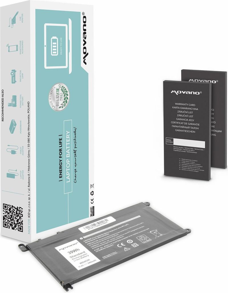 WDX0R P75F P62F P66F T2JX4 WDXOR Akku für Dell Produktbild 