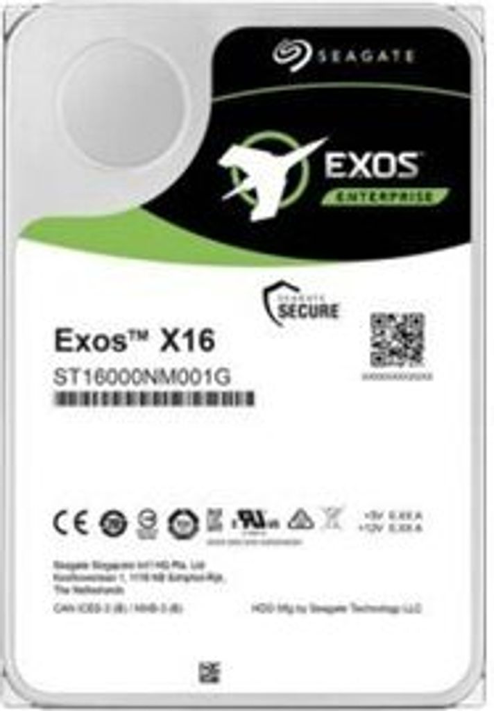Seagate Exos X16, 14 TB, 7200 ot/min, 256 MB, 3.5", Serial Obrázok produktu 