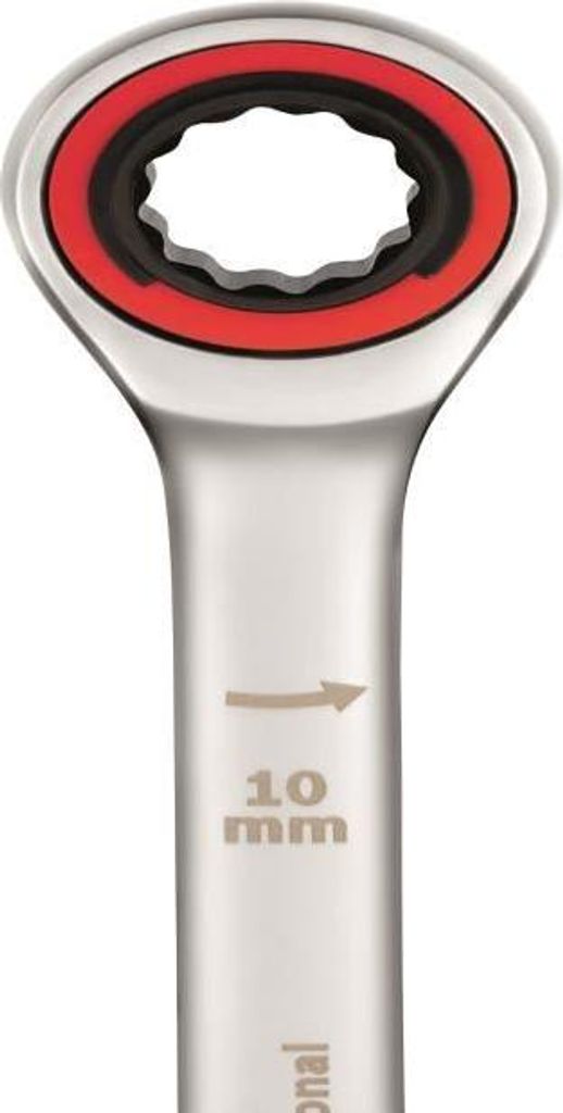 Bosch Professional Ratschenschlüssel-Satz, 5-teilig, Zahnloser Ratschenmechanismus, Chrom-Vanadium-Stahl, 12-Kant Profil