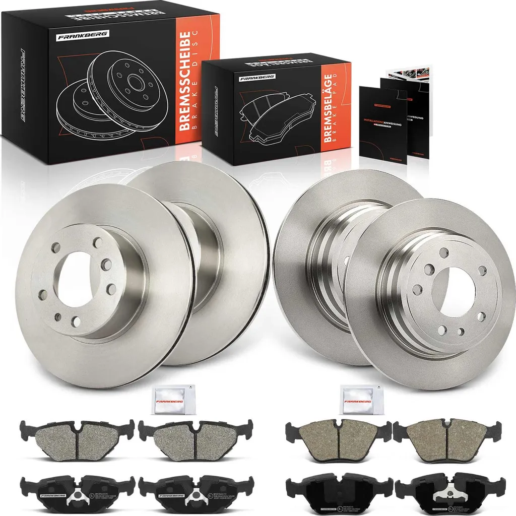 Lot Disques et Plaquettes de Frein Intégral BMW E34 Berline et Touring