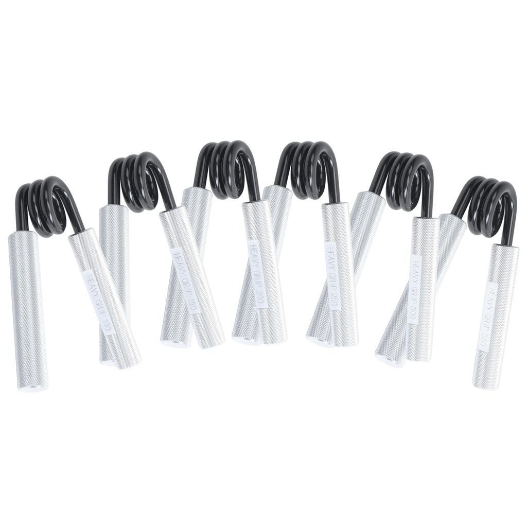 GORILLA SPORTS Fingerhantel - 100-350 LBS, Verstellbar, verchromte Federringe, Rutschfest - Handtrainer, Fingertrainer, Unterarmtrainer, Handmusk...