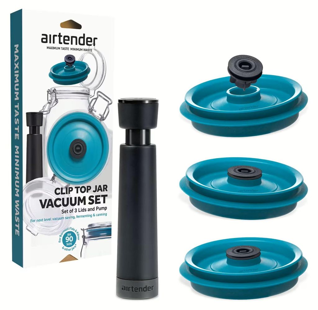 Kit de couvercles sous vide Airtender pour bocaux Les Image du produit 