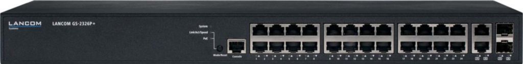 Switch / GS-2326P+ / 24x10/100/1000TX / 2xXFP / PoE / Produktbild 