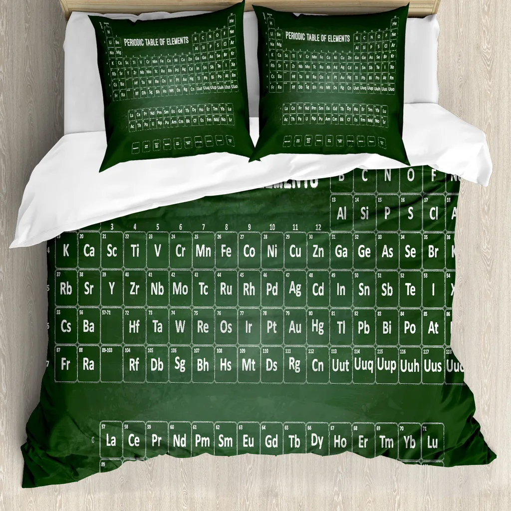 Regalo Originale Laurea Chimica: Set Letto Abakuhaus Sistema Periodico