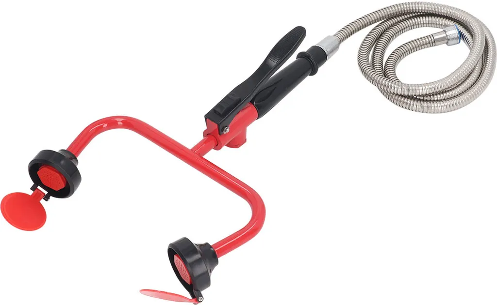 Lave-œil de secours pour robinet contre les projections chimiques