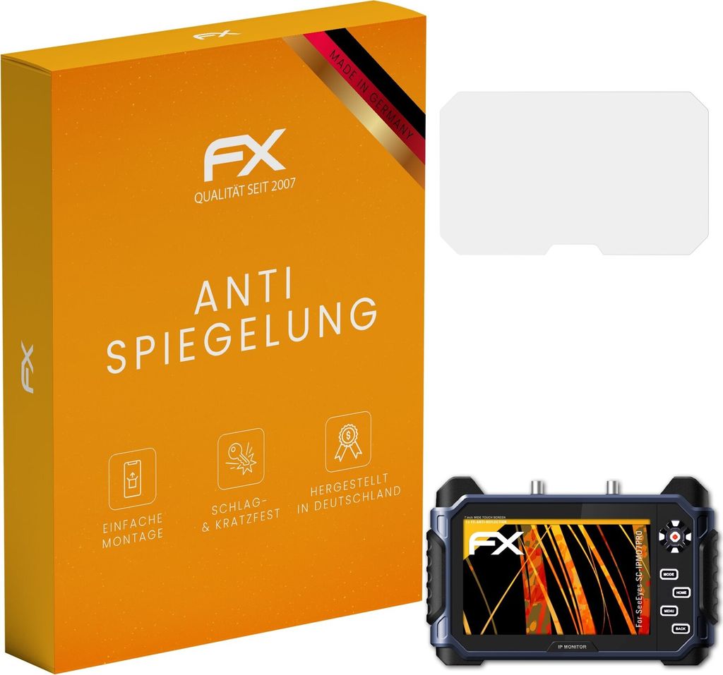 atFoliX FX-Antireflex Schutzfolie kompatibel mit SeeEyes SC-IPM07PRO Displayfolie