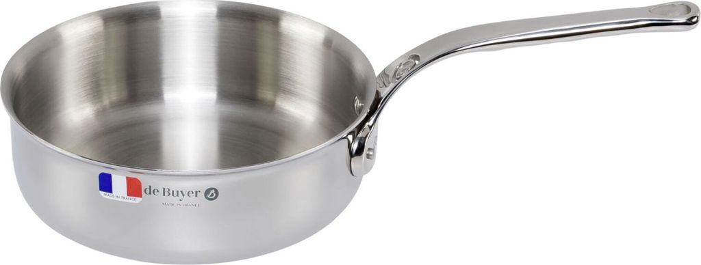 De Buyer Affinity Sauteuse Edelstahl gerade 20 cm Produktbild 