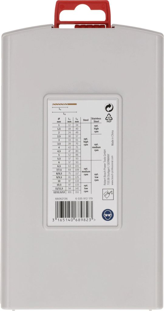 PRO Stainless Steel HSS-Co Spiralbohrer-Set, 25-tlg. Produktbild 