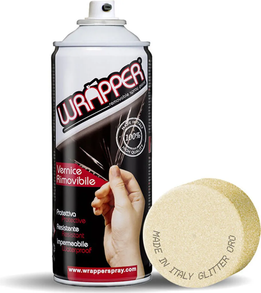 Spray Wrapper rimovibile Glitter Gold Special