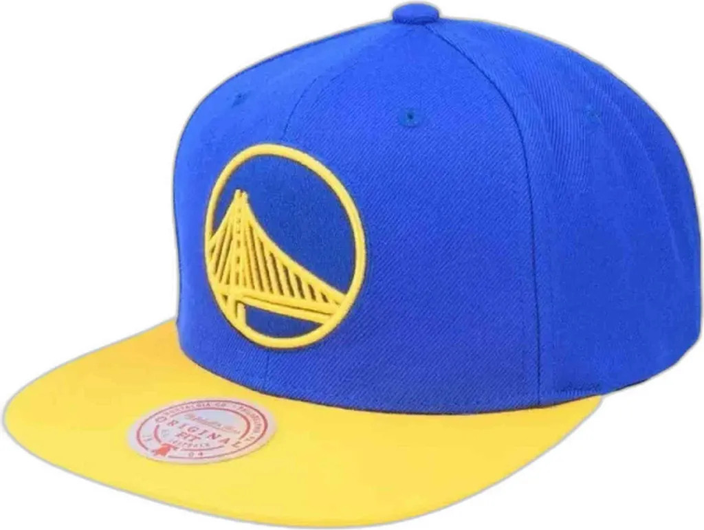 Casquette Ajustable Royal Mitchell & Ness HHSS3264GSW02 Warriors Finition Premium