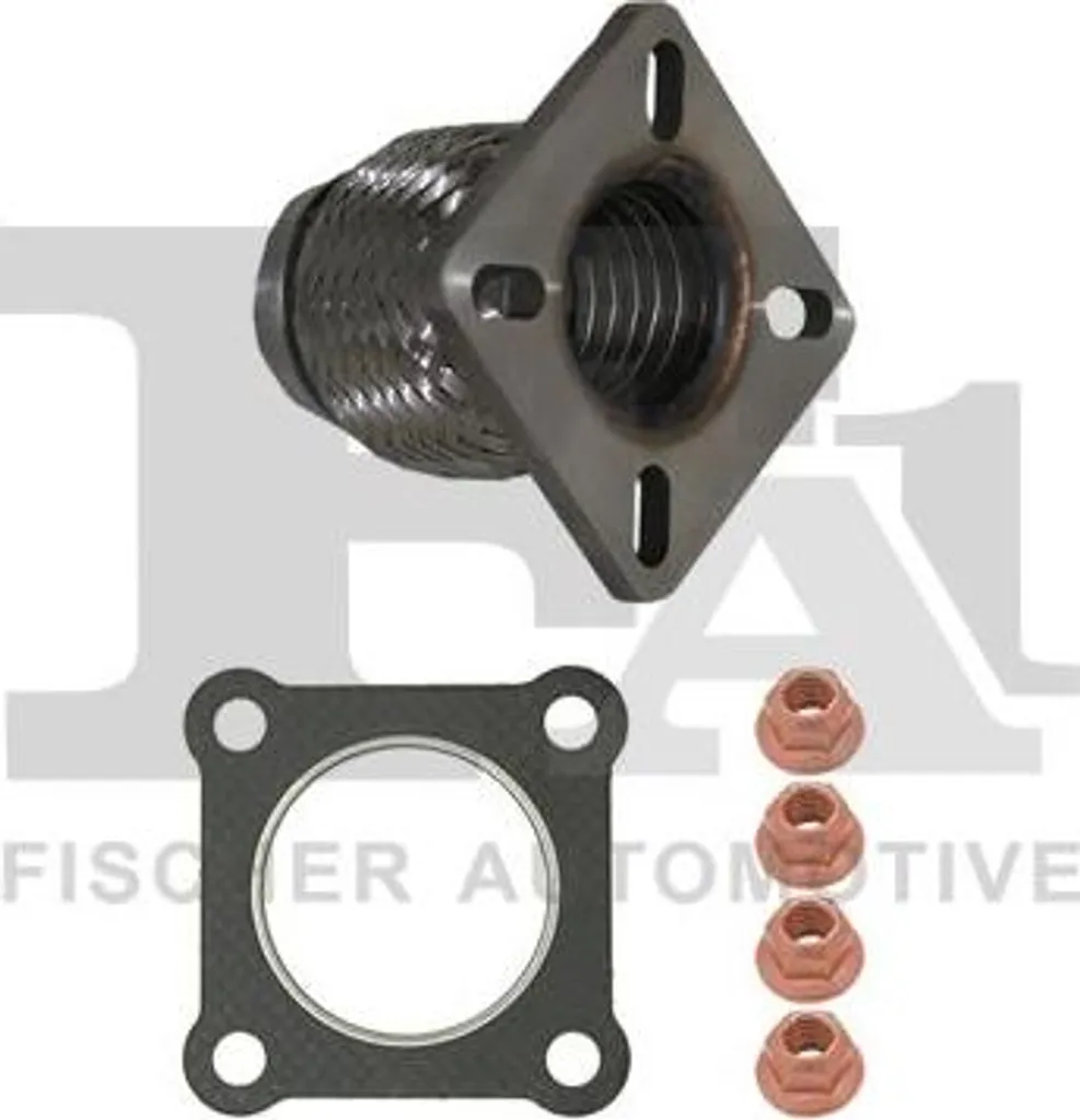 Tuyau flexible échappement FA1 KF110015 en inox pour Polo 6V et Vento