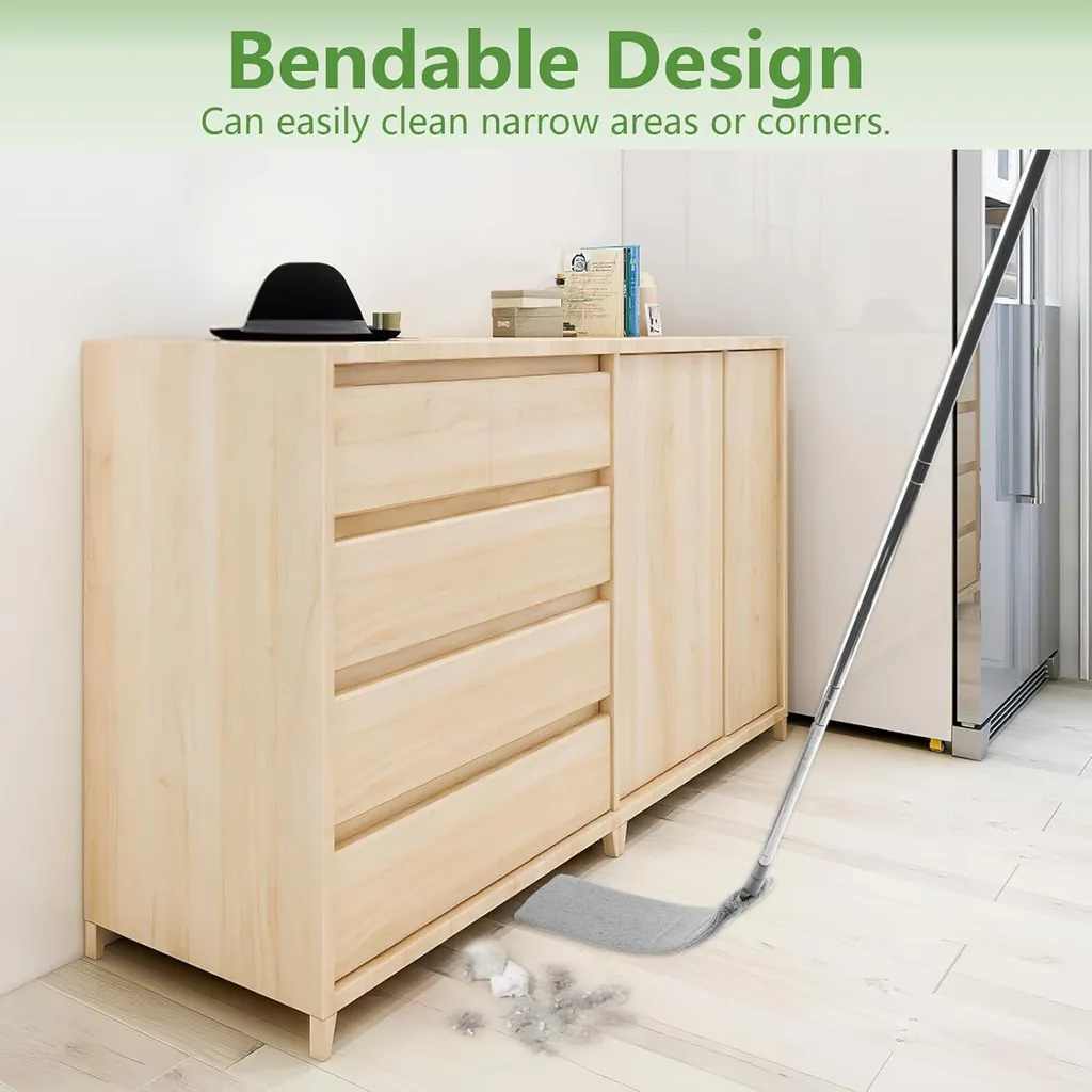 Grand plumeau microfibre extensible 2m50 avec 6 têtes interchangeables