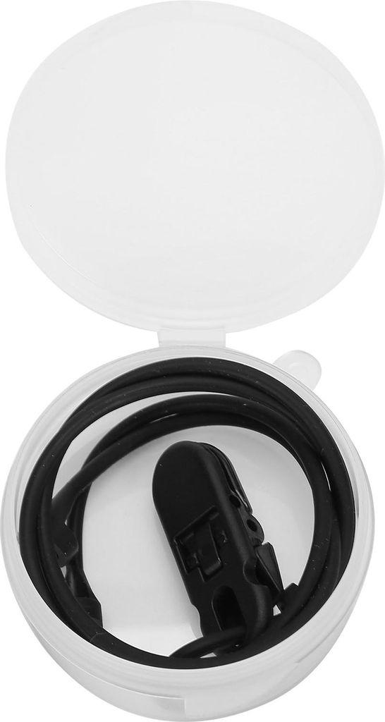 Hinter-dem-Ohr-Hörgeräte-Clipseil aus Silikon, elastisch, mit Verlustsicherung, Sicherheitsband für Kinder (Schwarz)