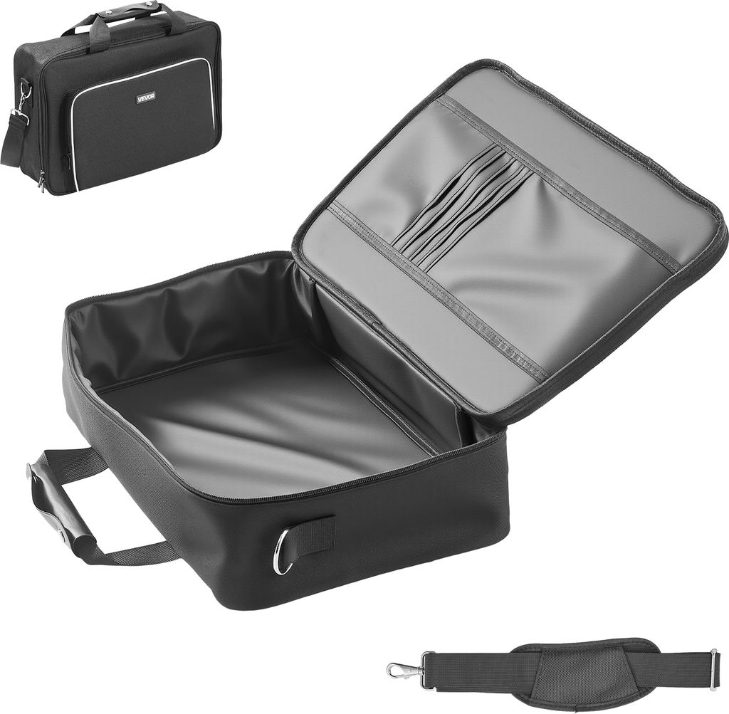 VEVOR PS5-Koffer, Reisetasche für Playstation 5 und PS5 Slim, wasserdichtes Nylon, weiches Futter und gepolstert, geräumiges Design, 415 x 115 x ...