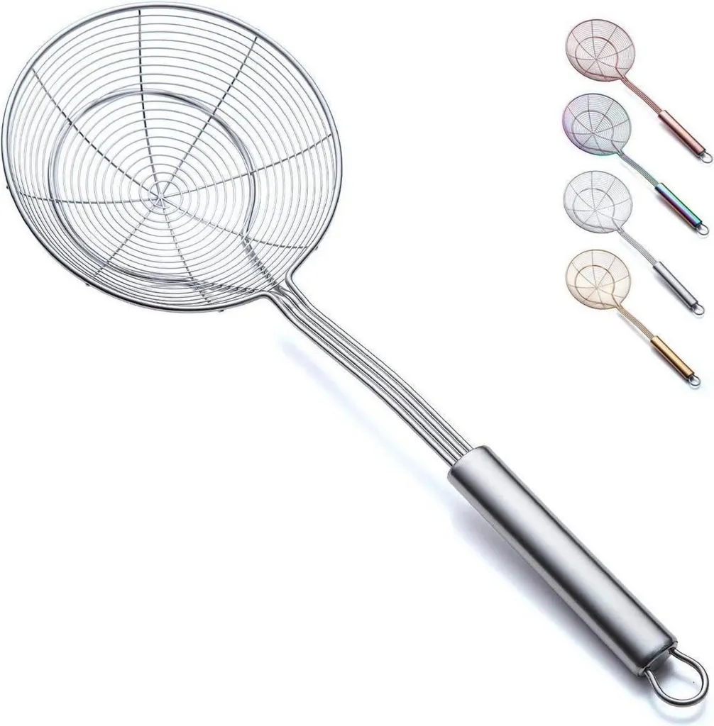 Schiumarola Inox Tradizionale - Colino per Pasta, Verdure e Pomodori