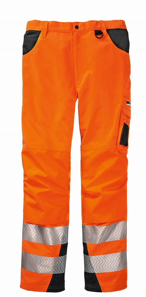 4PROTECT Warnschutz-Bundhose TENNESSEE Leuchtorange/Grau 48