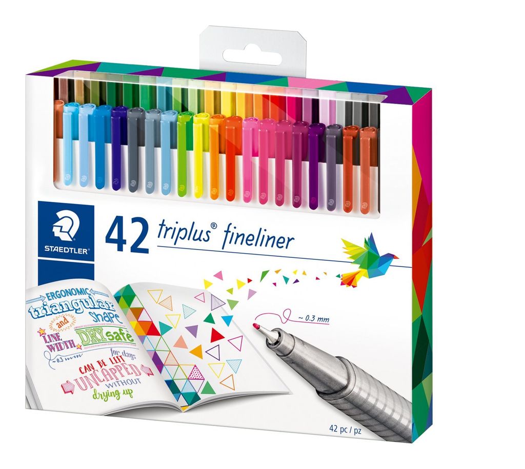 Staedtler triplus fineliner 334, Mehrfarbig, Gemischte Produktbild 