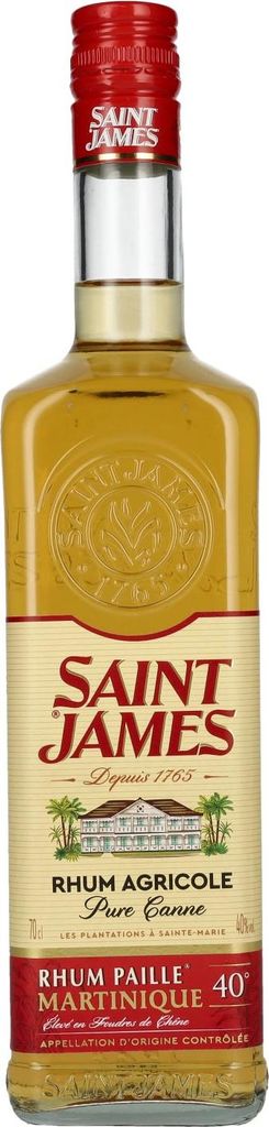 Saint James Pure Canne PAILLE Rhum Agricole 40% Vol. 0,7l