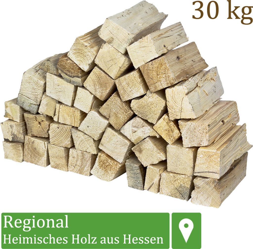 Dřevo na podpal borové dřevo 30 kg Pro kamna a krbové mísy Obrázek produktu 