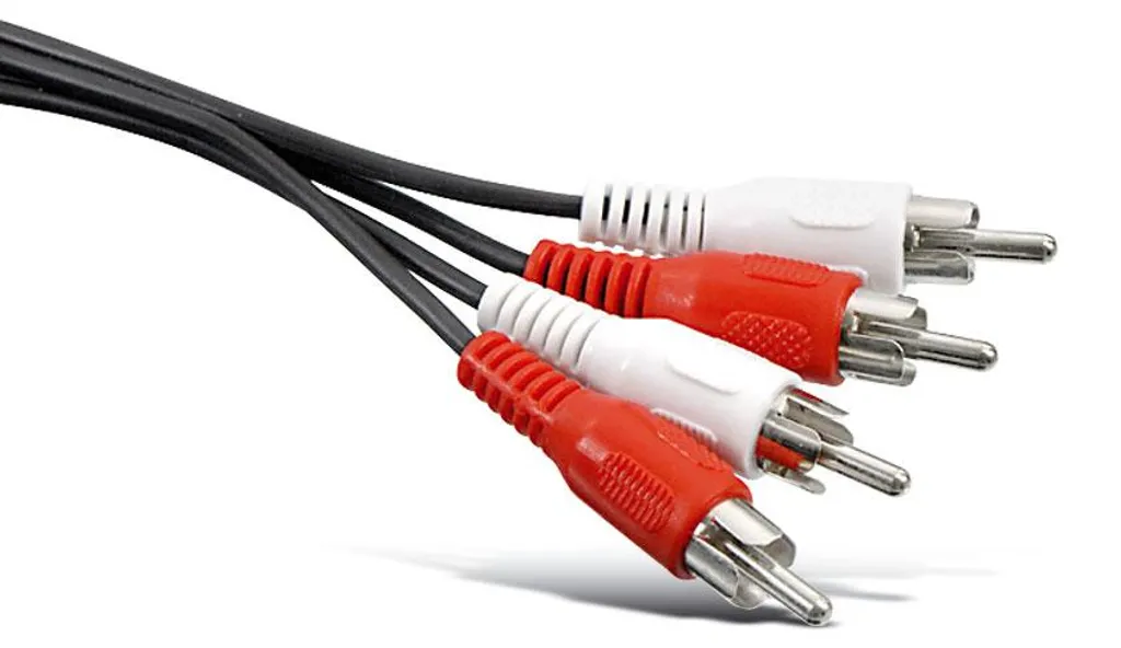Double Câble RCA 7,5m Haute Qualité Noir - Fiches RCA Blindées