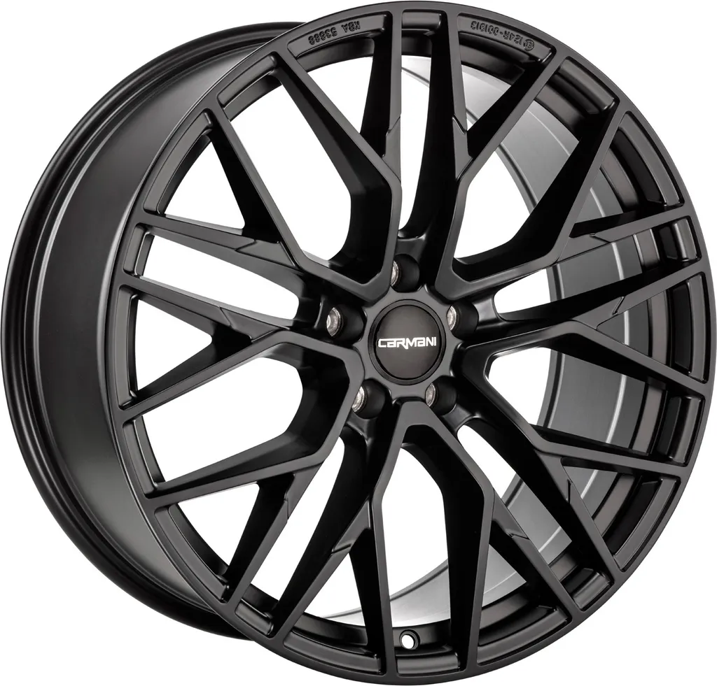 Jante Carmani 20 Ludwig Noir Mat 10x22 ET35 5x130 pour Mercedes G