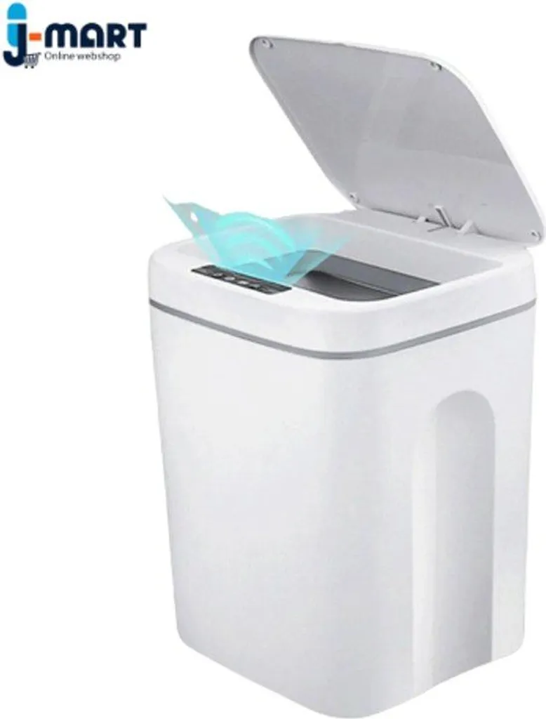 Poubelle automatique 16L silencieuse à détection infrarouge sans contact