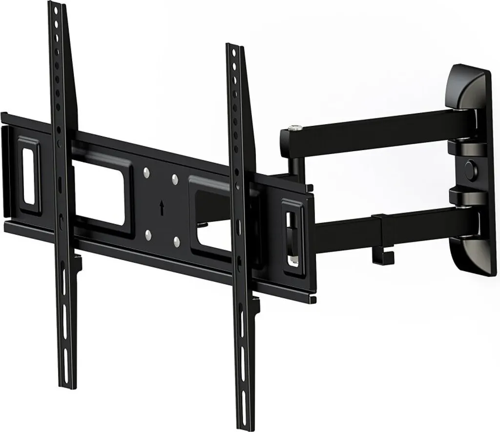 Support mural TV inclinable pour supprimer les reflets sur écran 85"