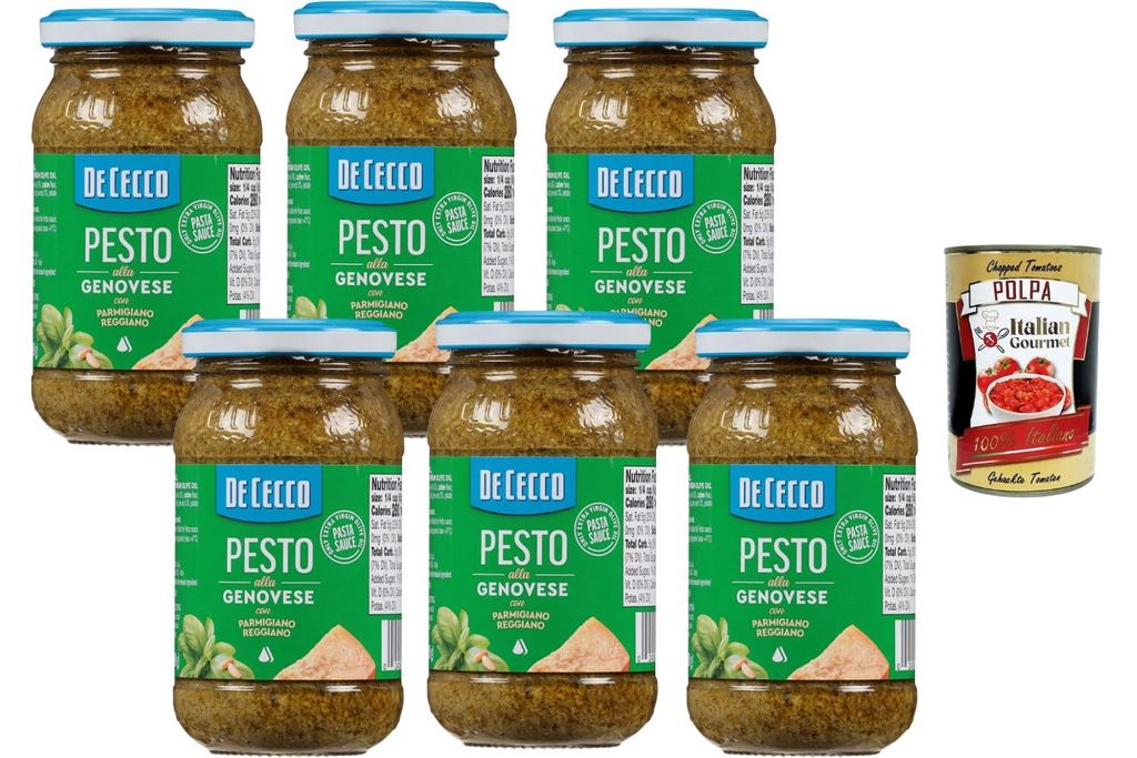 De Cecco Pesto alla Genovese 6×200 ml – cremige Produktbild 