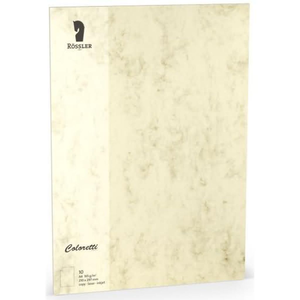 Rössler Papier 220726506 Coloretti Briefbogen - A4, 165g, Produktbild 
