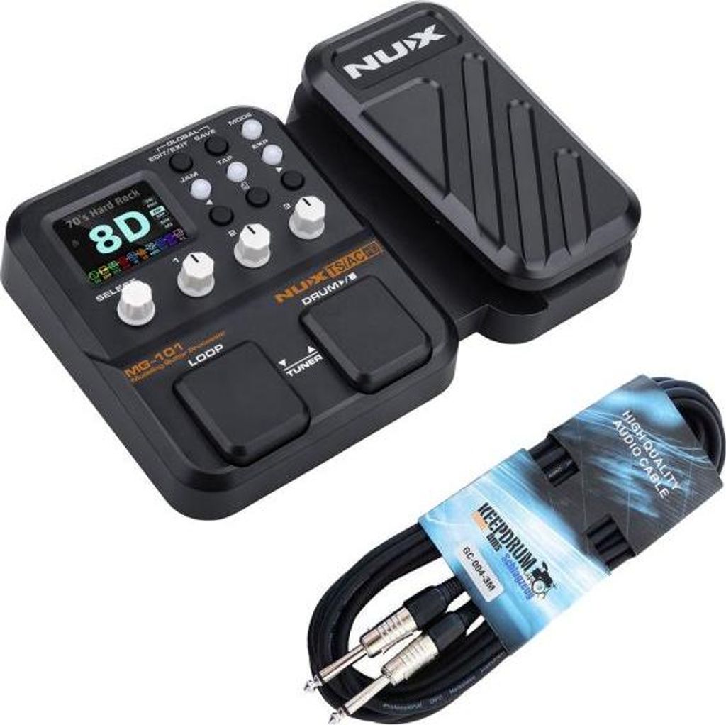 Nux Effektgerät MG101 Multieffekt mit Kabel