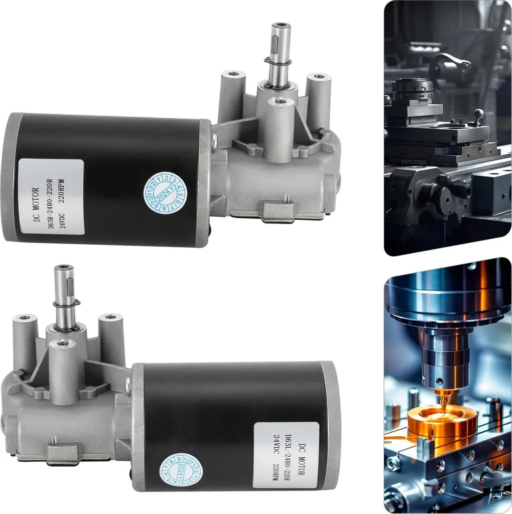 Micro-moteur à engrenage DC 24V réversible MMN-24 pour modélisme