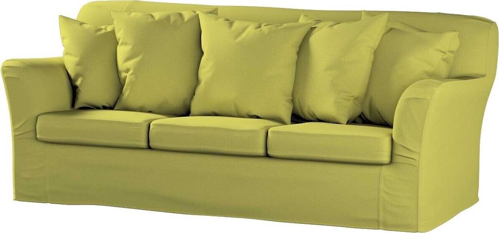 Dekoria Bezug für Tomelilla 3-Sitzer Sofa nicht ausklappbar, limone, Sofahusse, Tomelilla 3-Sitzer