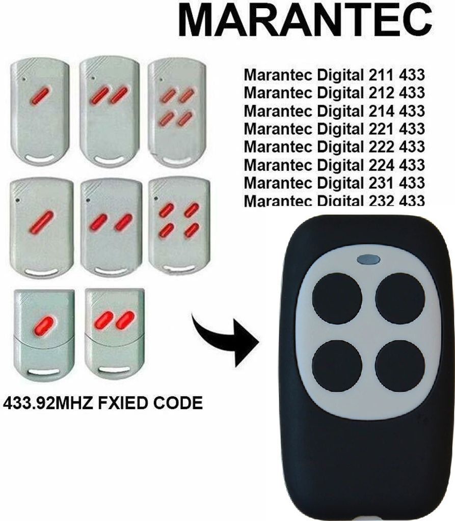 Handsender passend für Marantec Digital 212 - Handsender Produktbild 