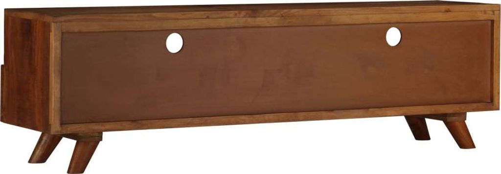 vidaXL TV-Schrank Altholz Massiv 140x30x40 cm