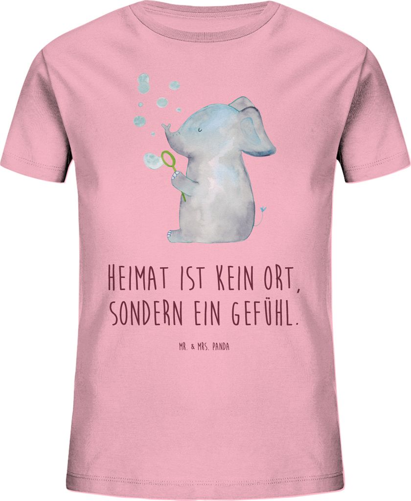 Mr. & Mrs. Panda Kleinkinder T-Shirt Elefant Seifenblasen Produktbild 
