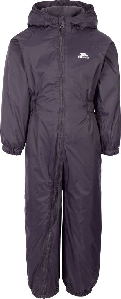 Trespass - "Button" Regenanzug für Baby TP5013 (86) (Dunkelgrau)