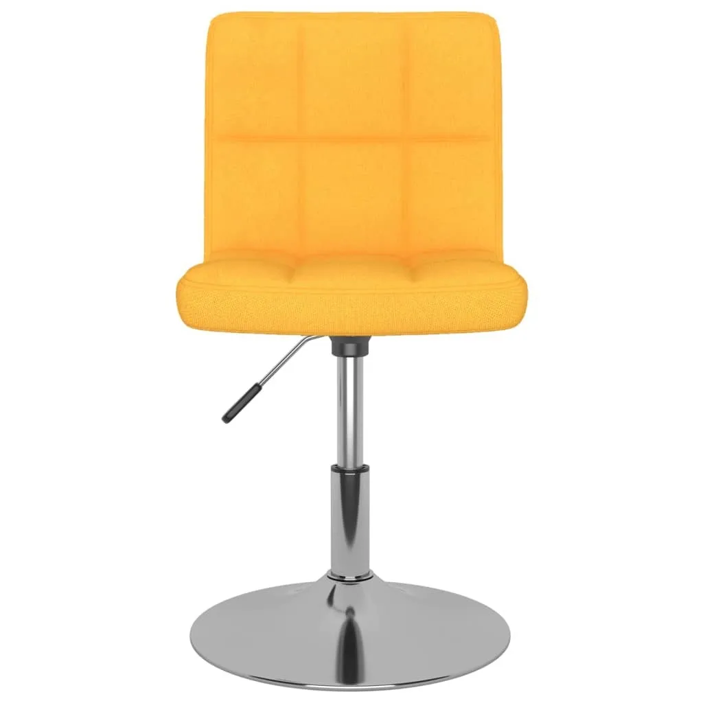 Sedia per sala da pranzo girevole in tessuto giallo - sedie per sala da pranzo Octo7650347 1parcel - 2