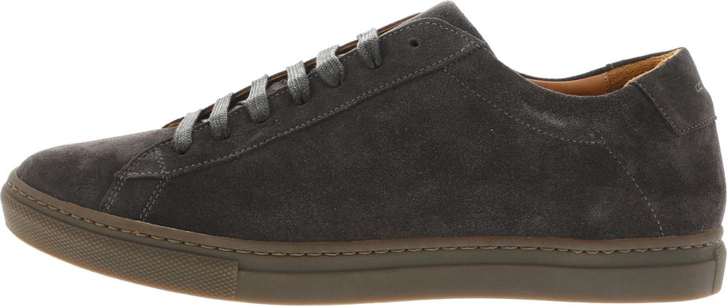 Herren Velour Sneaker anthrazitgrau, hoher Sneaker-Schnitt, robuste Sohle
