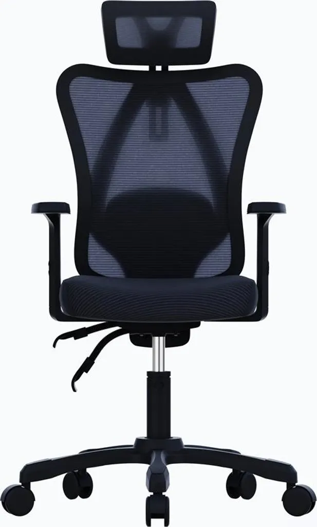 Chaise de bureau ergonomique ACTIVEJET T5 noire - Siège pivotant réglable
